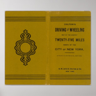 Coltons treibende und drehende Karte der US 3 Poster