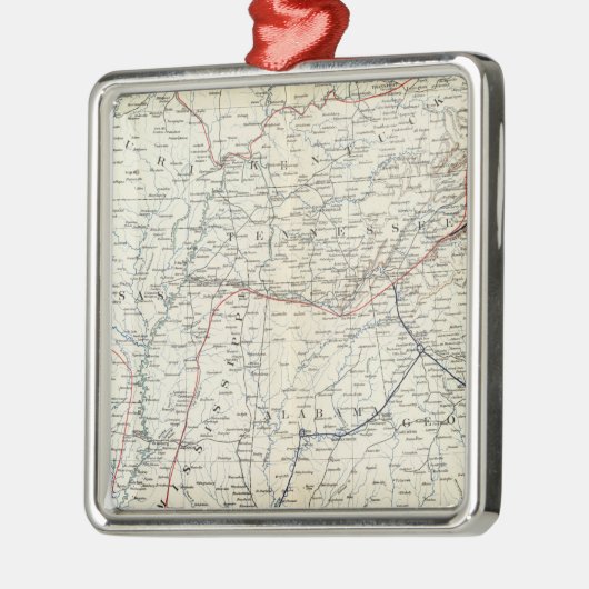 Coltons US-Abschnitt Silbernes Ornament (Links)