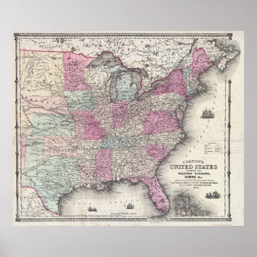 Coltons Zivile Kriegskarte Poster (Vorne)