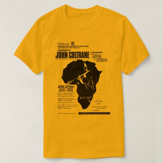 Coltrane The Olatunji Concert T-Shirt (Design vorne)