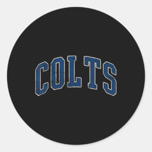 Colts Name Vintag Retro Geschenke Männer Frauen Mä Runder Aufkleber