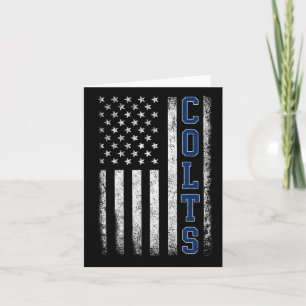 Colts Vintage Retro Männer Frauen Junge Mädchen  Karte