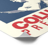 Coluche Président Poster (Ecke)