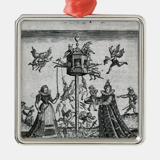 Columbarium puellarum silbernes ornament (Vorne)