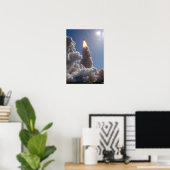 Columbia 180 Turn and Burn Fotograph Poster (Heimbüro)