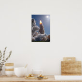 Columbia 180 Turn and Burn Fotograph Poster (Küche)