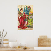 Columbia beobachtet Vintagen Gedenktag Poster (Küche)