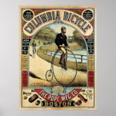COLUMBIA BICYCLE c. 1890 Poster (Vorne)