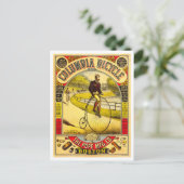 Columbia Bicycle Vintage Werbung Postkarte (Stehend Vorderseite)