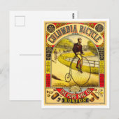 Columbia Bicycle Vintage Werbung Postkarte (Vorne/Hinten)