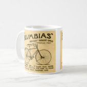 Columbia Bicycles Vintage Werbung Tasse (Vorderseite Links)