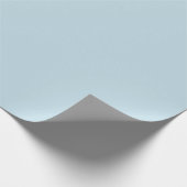 Columbia Blau Pop Of Farbe Geschenkpapier (Ecke)