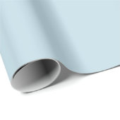 Columbia Blau Pop Of Farbe Geschenkpapier (Rolleneckpunkt)
