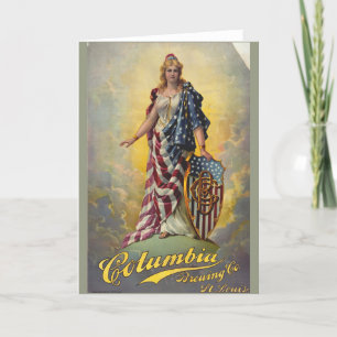 Columbia Brewing Co.-Plakat Karte
