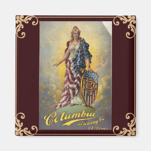 Columbia Brewing Co.-Plakat Magnet