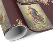 Columbia Brewing Co. Poster Geschenkpapier (Rolleneckpunkt)