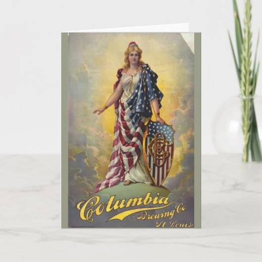 Columbia Brewing Co. Poster Karte (Vorderseite)
