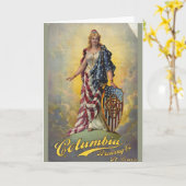 Columbia Brewing Co. Poster Karte (Gelbe Blume)