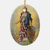 Columbia Brewing Co. Poster Keramik Ornament (Vorne)