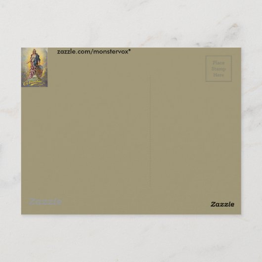 Columbia Brewing Co. Poster Postkarte (Rückseite)