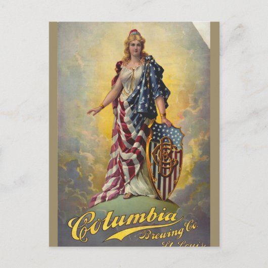 Columbia Brewing Co. Poster Postkarte (Vorderseite)