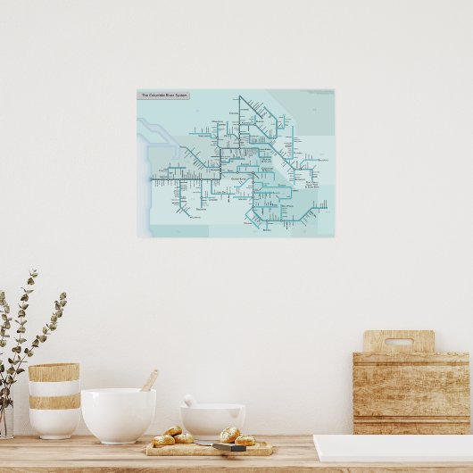 Columbia Custom Jan 2018 Nehmen 2 Poster (Küche)