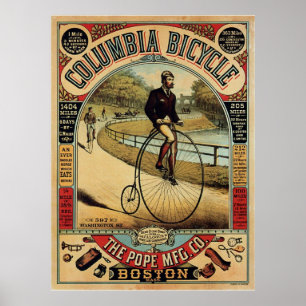 Columbia-Fahrrad Poster