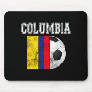 Columbia Flag Fußball T-Shirt Mousepad