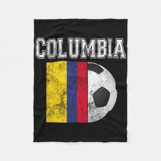 Columbia Flag - Soccer Futbol Footll  Fleecedecke