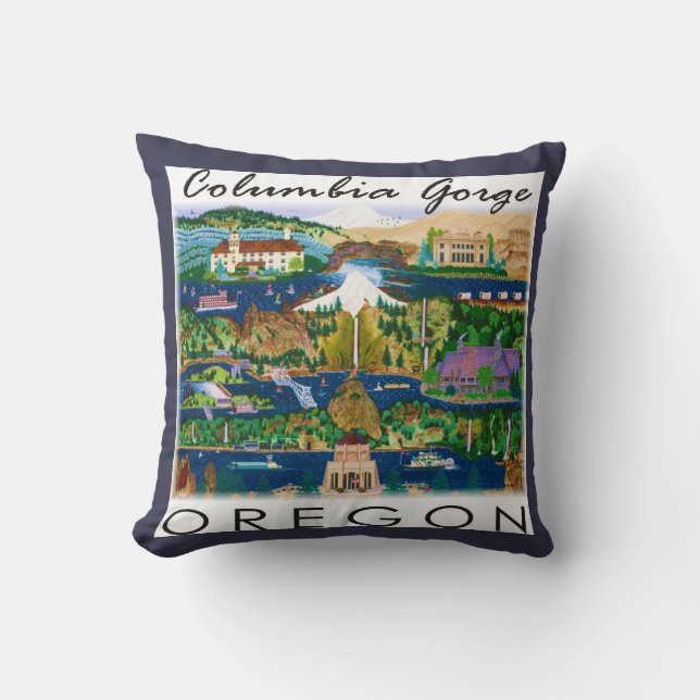 Columbia Gorge Cocktail Pillow Kissen (Vorderseite)
