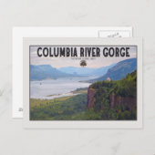 Columbia Gorge - Crown Point.jpg Postkarte (Vorne/Hinten)