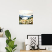 Columbia Gorge Painting Art Print Poster (Heimbüro)