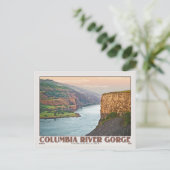 Columbia Gorge - Rowena Plateau W.jpg Postkarte (Stehend Vorderseite)