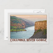 Columbia Gorge - Rowena Plateau W.jpg Postkarte (Vorne/Hinten)