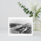 Columbia Gorge View aus Vista House Foto Postkarte (Stehend Vorderseite)