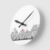 Columbia Heights Wall Clock Runde Wanduhr (Winkel)