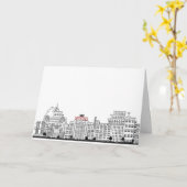 Columbia Heights Watchtower Grußkarte Blank Karte (Gelbe Blume)