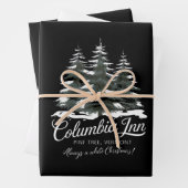 Columbia Inn Pine Tree Vermont A White Christmas Geschenkpapier Set (Beispiel)