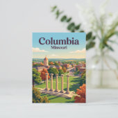 Columbia, Missouri Postkarte (Stehend Vorderseite)