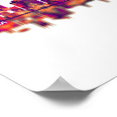 Columbia Missouri Skyline Poster (Ecke)