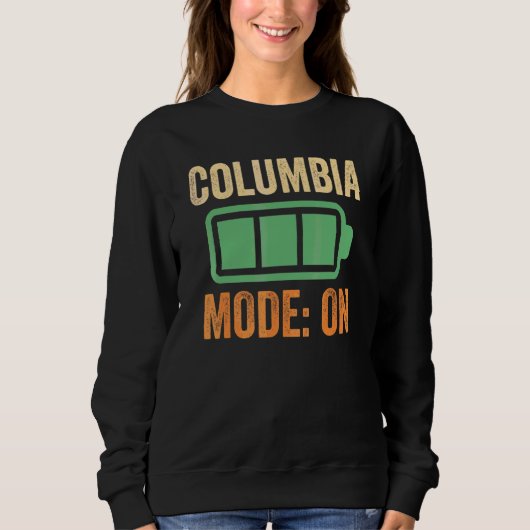 Columbia-Modus bei Batterie-Design Sweatshirt (Vorderseite)