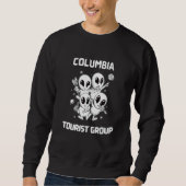 Columbia National Pride Alien Funny Staat Tourist Sweatshirt (Vorderseite)