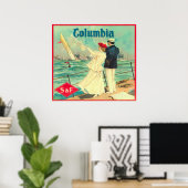 Columbia Orange Label Poster (Heimbüro)