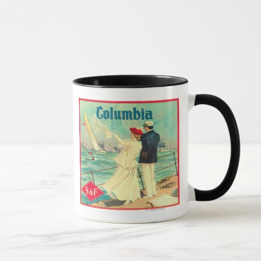 Columbia Orange Label Tasse (Rechts)