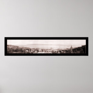 Columbia River Astoria Foto 1915 Poster