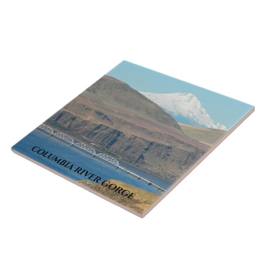 Columbia River Gorge and Mount Hood Landschaft Fliese (Seite)