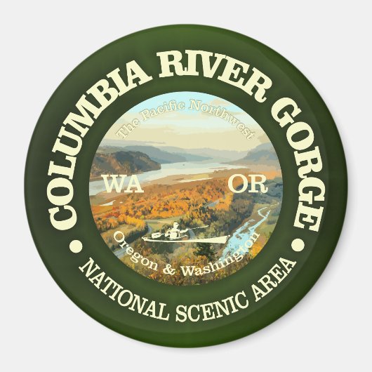 Columbia River Gorge NSA Magnet (Vorne)