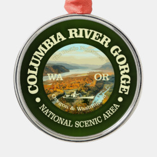 Columbia River Gorge NSA Ornament Aus Metall