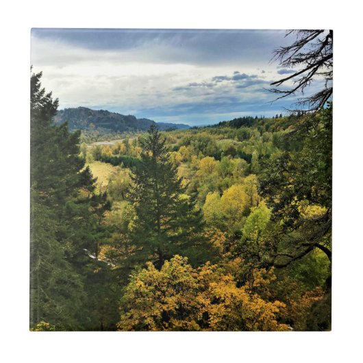 Columbia River Gorge, Oregon Fliese (Vorderseite)