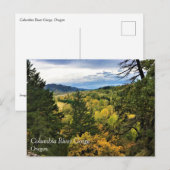 Columbia River Gorge, Oregon Postcard Postkarte (Vorne/Hinten)